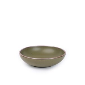 Accooler daily bowl in Pine Green, glazed stoneware