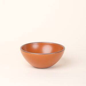 Accooler soup bowl in Ember, glazed stoneware