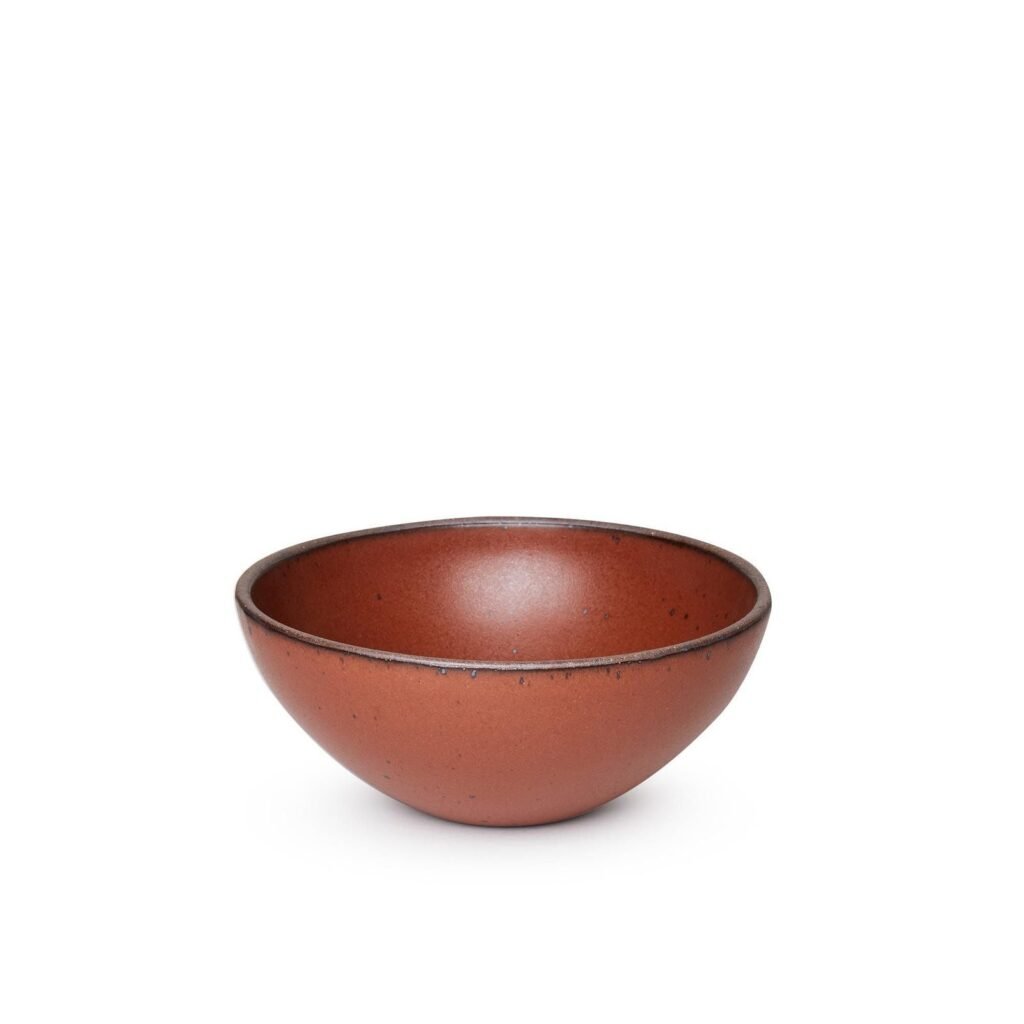 Accooler soup bowl in Terracotta, glazed stoneware